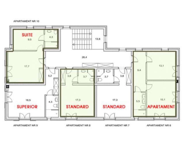 Zweites Obergeschoss